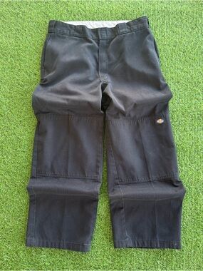 Dickies Double Knee Black Work Pants Loose Fit